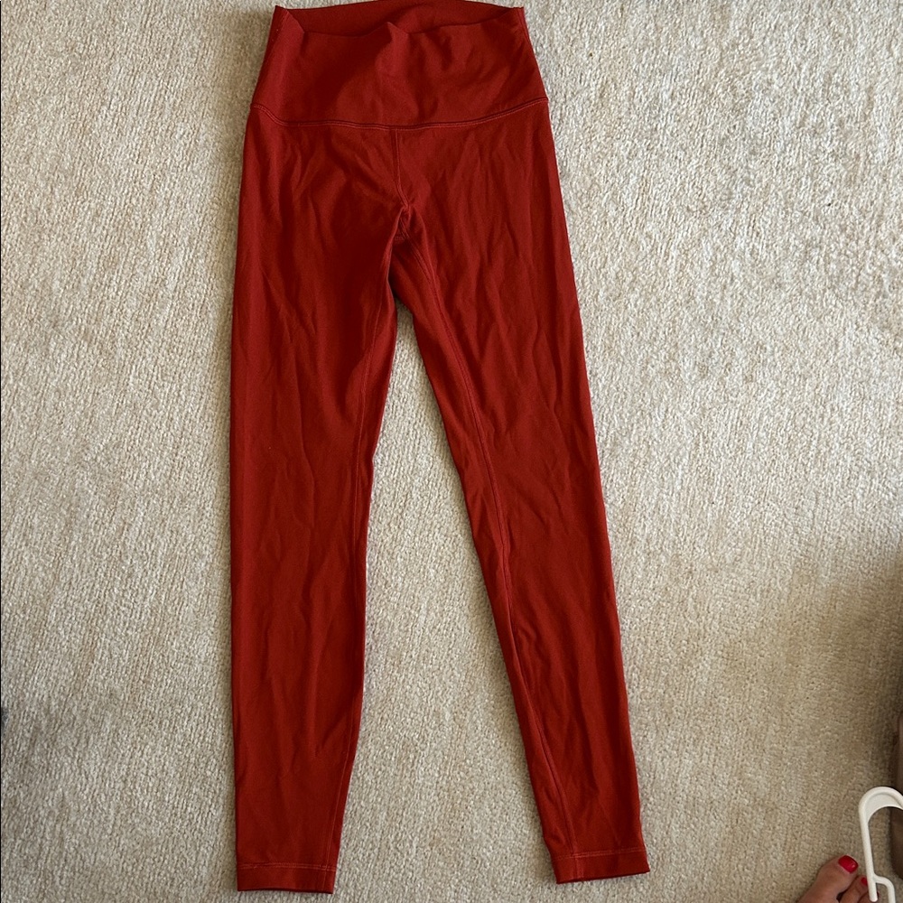 Lululemon Athletica Orange Leggings